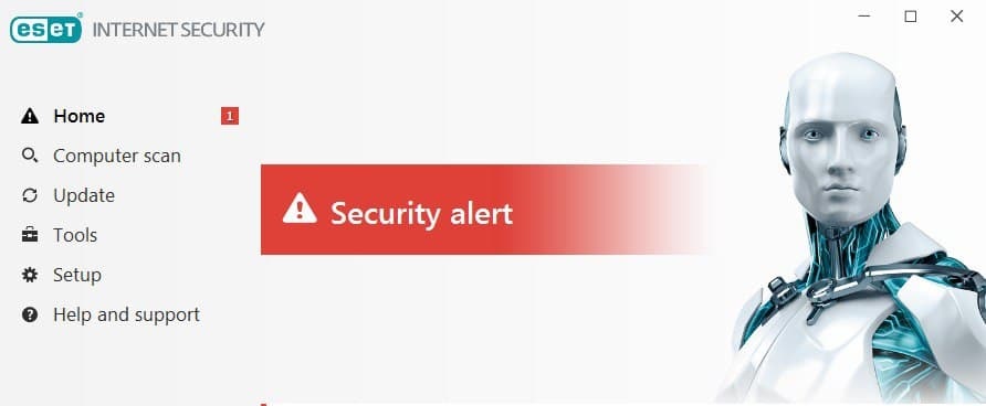 خطای Security Alert در نود 32